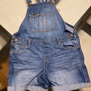 Overall Shorts
